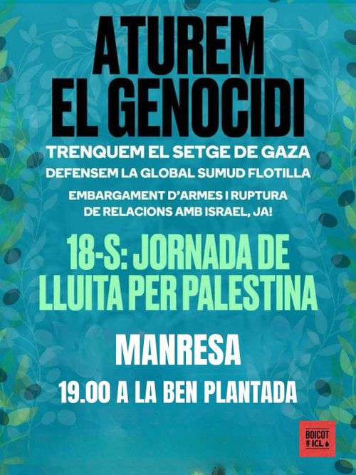 Aturem el genocidi: Jornada de lluita per Palestina