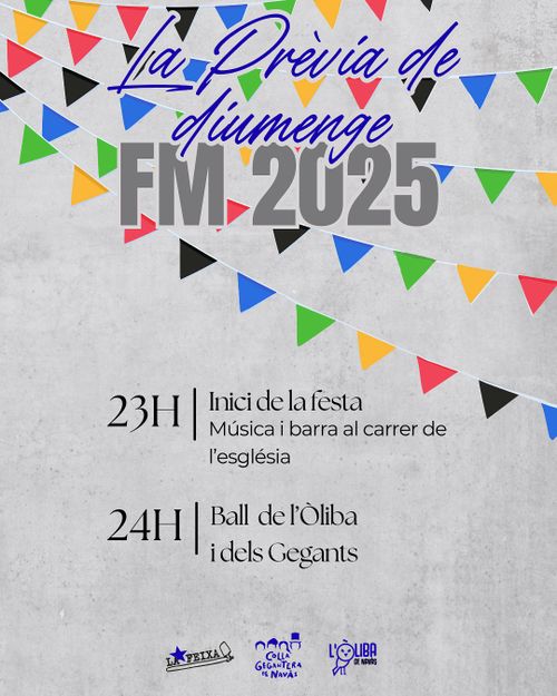 La prèvia de diumenge