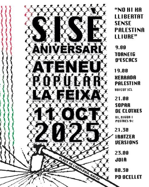 Sisè aniversari de La Feixa