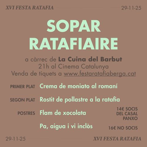 Sopar Ratafiaire