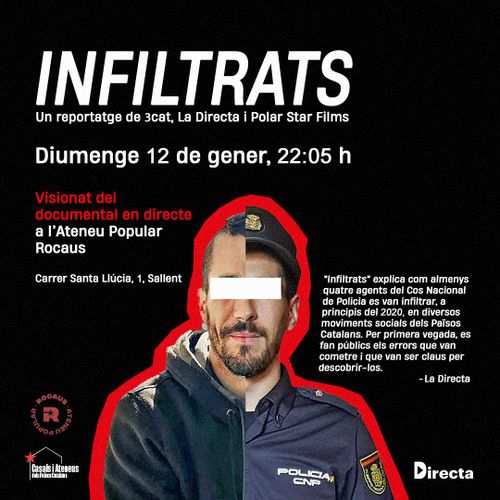Reproducció 30min “Infiltrats” La Directa