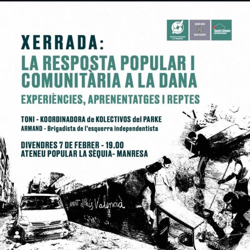 Xerrada: La resposta popular i comunitària a la Dana 