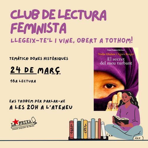 Club de lectura feminista - El secret del meu turbant