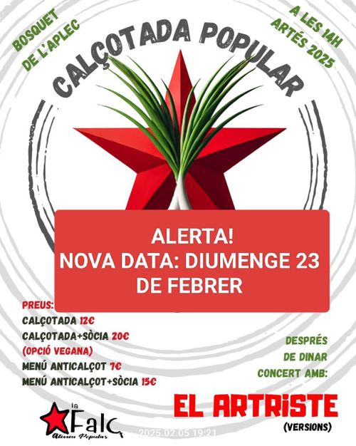 CALÇOTADA '25 ARTÉS