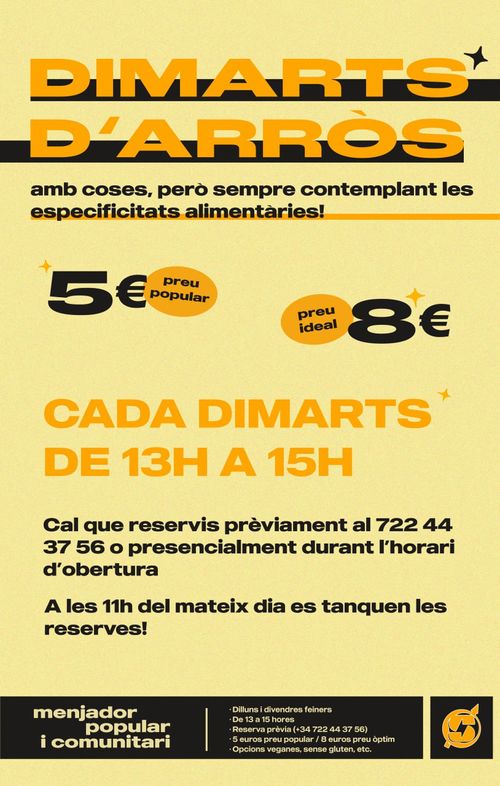 Dimarts d'arròs